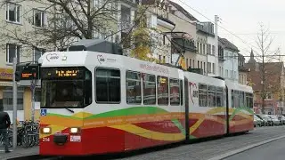 Mitfahrt in der Linie 2 von Hartmannstra&szlig;e bis B&uuml;rgerbr&auml;u im GTE WSB 202