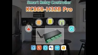 KC868-H32B Pro controller demo by Tuya & Home assistant & Apple HomeKit