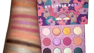 COLOURPOP X MY LITTLE PONY PALETTE SWATCHES