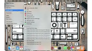 How to access recently used apps and documents on MAC?