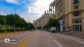 Driving Koh Pich 4K HDR | Phnom Penh Cambodia