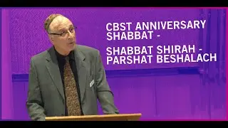 CBST President Ivan Zimmerman's Anniversary Shabbat Drashah 2025