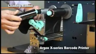 Argox X-series printer - media & ribbon installation
