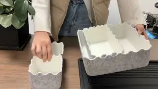 felt storage bins