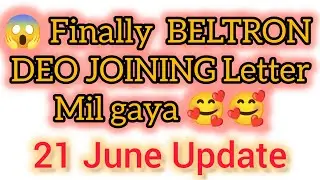 😱 Finally BELTRON DEO JOINING  Letter Mil gaya 😍 Aarti Ratan!