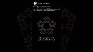 The Chaos Game in a Pentagon #Math #Chaos #Manim #lofi #chill
