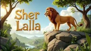 Jungle Lion Poem | Nursery Rhymes for Kids | Animal Songs