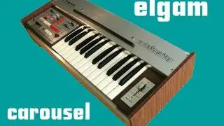 ELGAM CAROUSEL Vintage Groovebox Keyboard 1976 DEMO