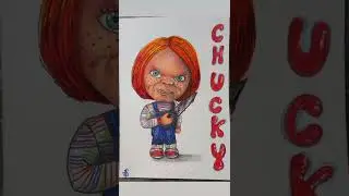 Chucky (La bambola assassina)-disegno/caricatura