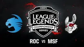 MSF vs. ROC - Week 10 Game 2 | EU LCS Summer Split | Misfits vs. Roccat (2017)