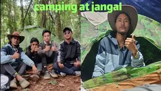 Group Night camping in deep jungle with scary sounds || Camping in Talo...