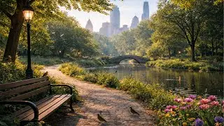 8 Hours Gentle Bird Sounds 🕊️ Calm Park Ambiance for Relaxation, Focus & Sleep