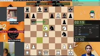 Highlights Chess Match || Keith Olayres vs Ken Sison  || Chesscology Livestream on FB
