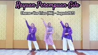 Rayuan Perempuan Gila - Line Dance || Choreo : Vee Trias (INA) || Kartika Studio Pekanbaru