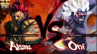 ULTRA STREET FIGHTER 4 - AKUMA VS ONI