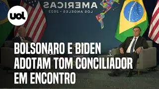 Bolsonaro e Biden conversam com tom conciliador em encontro na C&uacute;pula das Am&eacute;ricas
