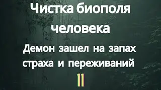 Демон зашел на запах страха . Астральное тело защищало душу от гуманоида с Нубиру .
