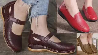 Most Beautiful Best Quality Leather Made Soft Foot Friendly Shoes New Designs Collection For Women