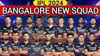 IPL 2024 | Royal Challengers Bangalore Full Squad | RCB Full Squad 2024 | RCB Team Players List 2024