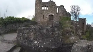 STREET VIEW: Ruine Hohenschramberg im Schwarzwald in GERMANY