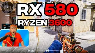 Может ли RX 580 + Ryzen 3600 запустить CS2 на ВЫСОКОМ FPS?