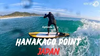 POV | Fun surf with SUP friend at Hanakago Point | Chiba | Japan