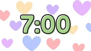 Sprinkle of Hearts 7 Minute Timer 🌸💗 | Soft Vibes, Steady Time