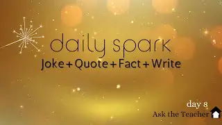 🔥 Daily Spark | Joke + Quote + Fact + Write | Morning Routine for Kids (8)