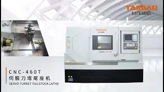CNC 460T servo turret lathe &ndash; multi operation high efficiency machining in one machine. #cnclathe