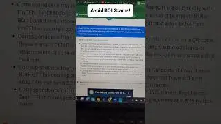 Beneficial Ownership Information Form- Beware of Scams