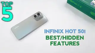 Infinix HOT 50i Top 5 Best/Hidden Features | Secret Tips Tricks Of Hot 50i