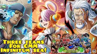 Three teams for the NEW DEX/QCK/PSY CMM INFINITUM SEA! CO-OP SPRING EDITION 2025! [OPTC]