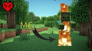 Hardcore Minecraft, but I'm a Zombie