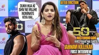 Jahnavi Killekar | FIRST Interview after Unexpected Eviction The 50 | Prince Narula, Shiv Thakare