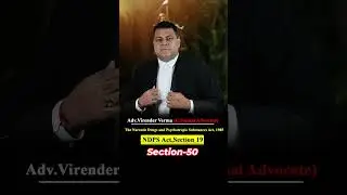 NDPS Act. Section 50(3)