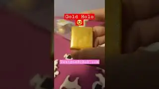 Gold Holo | #shorts #satisfyingvideo #satisfying #oddlysatisfying #holo #holographic #shiny