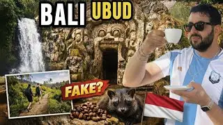 First Time in Ubud 🇮🇩 | Goa Gajah, Luwak Coffee, Waterfall & FAKE Campuhan 😒