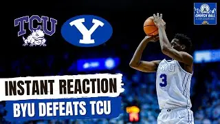 INSTANT REACTION: BYU TAKES DOWN TCU | COUGARS STAY UNDEFEATED IN THE BIG-12 | Church Ball Pod