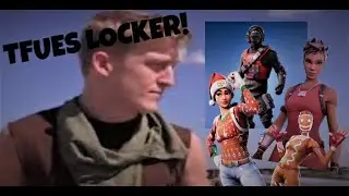 Tfue Shows His Locker! *Honor Guard* | NO AUDIO | Fortnite #4