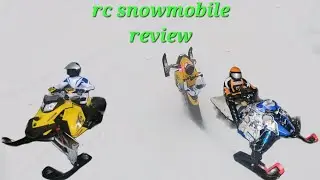 RC Snowmobile Reveiw Ski-Doo VS Yamaha!