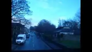 UK: Lancaster bus ride (2/4) Scotforth 2014-12-27(Sat)1514hrs