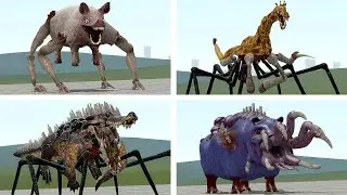 ALL ZOOCHOSIS MUTATED ANIMALS VS ALL POPPY PLAYTIME 3 In Garry's mod
