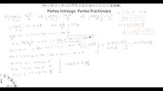 Partea Intreaga. Partea Fractionara. Exercitii Rezolvate