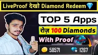 top 5 free fire diamond earning app | top 5 free diamond app | how to get free diamonds in free fire