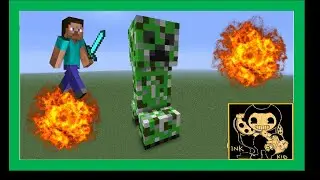 minecraft creeper explosion scene #legominecraft #legostopmotion #bendyinkkid
