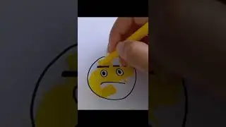How to draw a bored emoji