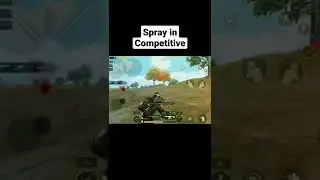 Zeher Spray in Competitive - #shorts #spray #pubg #pubgmobile #competitive #bgmi #zeher