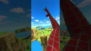 Человек-паук в виртуальной реальности победил его #vr #виртуальнаяреальность #человекпаук #игры #...