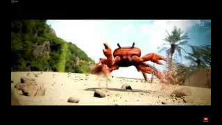 Crab rave but it's Happy h Christmas (headphone warning)