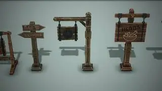 Modular Medieval Signs  - Overview